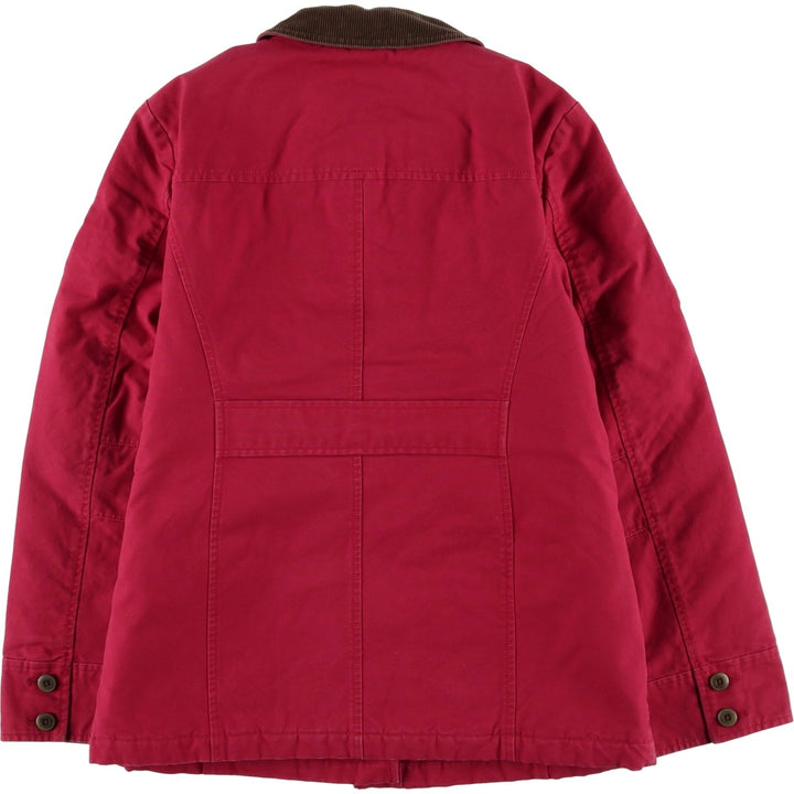 Vintage LLBean Women's Padded Duck Hunting Jacket (Size Small) from the 1990'S to 2000s cotton red type Vintage Second Hand