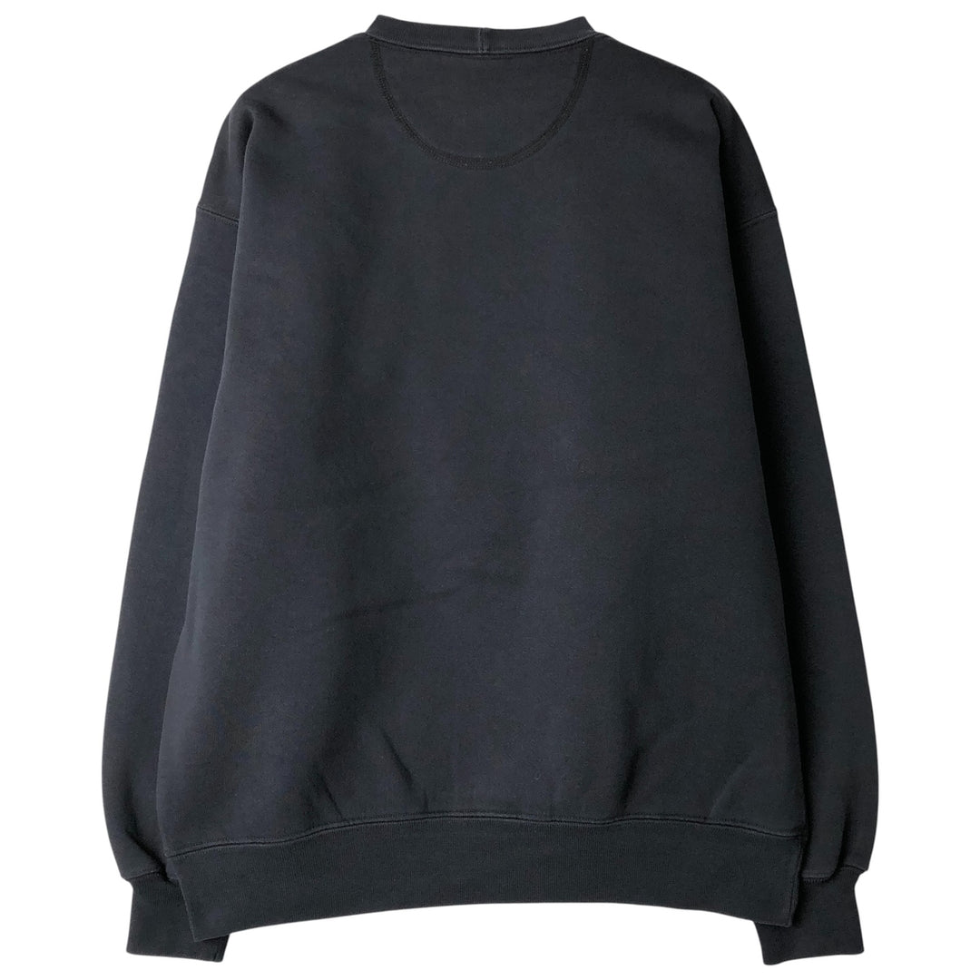 Vintage 80s-90'S Lands' End plain blank sweatshirt, made in the USA, women's size S. cotton black type Vintage Second Hand