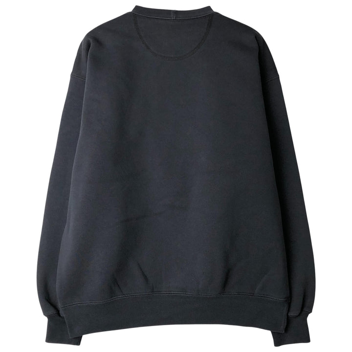 Vintage 80s-90'S Lands' End plain blank sweatshirt, made in the USA, women's size S. cotton black type Vintage Second Hand