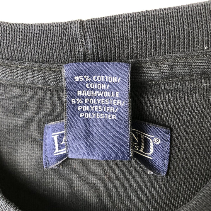 Vintage 80s-90'S Lands' End plain blank sweatshirt, made in the USA, women's size S. cotton black type Vintage Second Hand