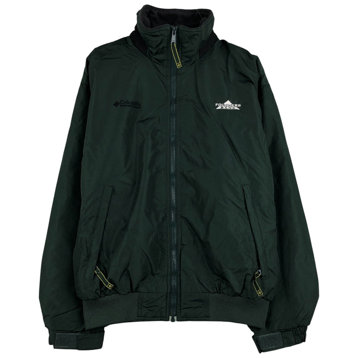 2000'S Columbia padded puffer jacket, men's size S Nylon Green type dark green Vintage Second Hand