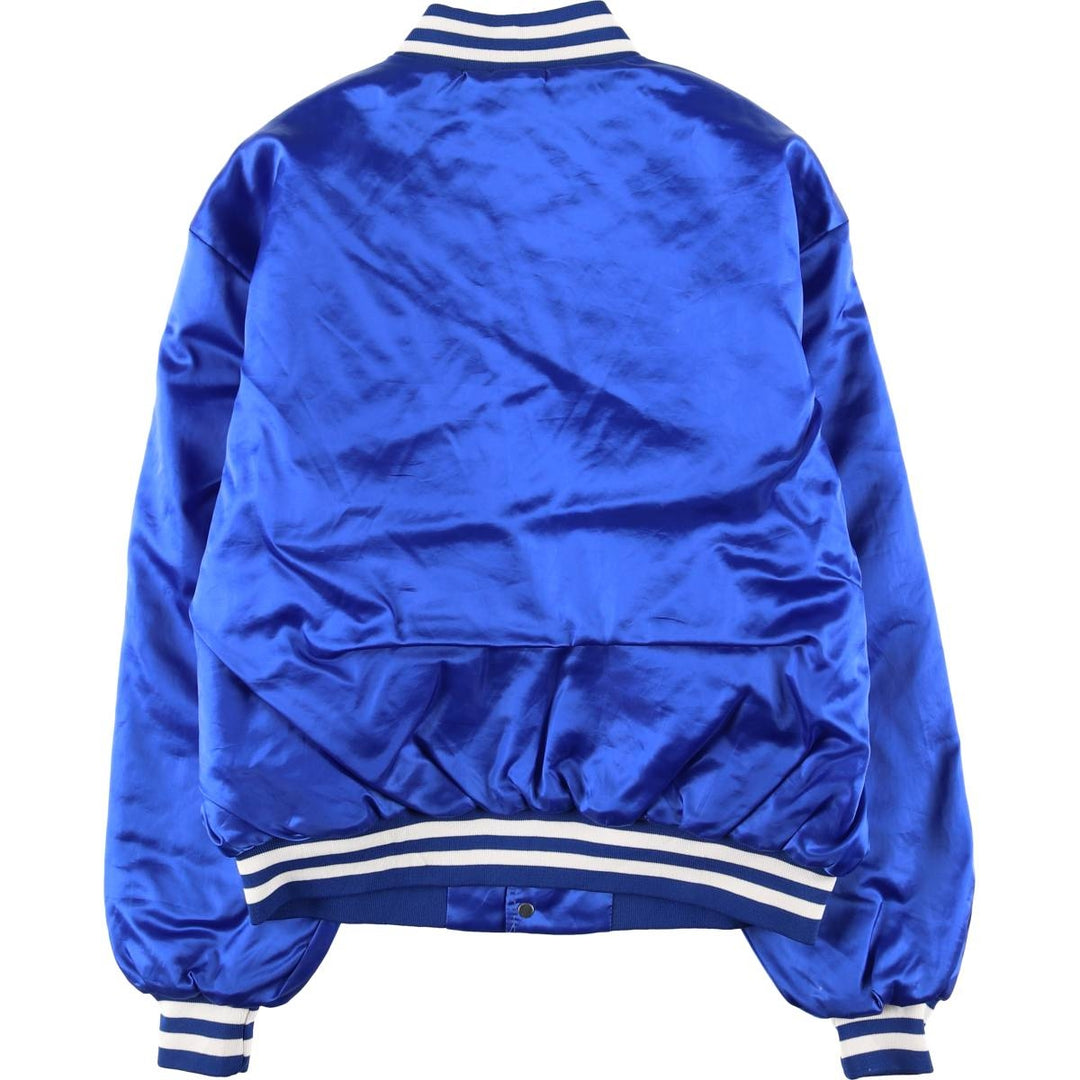 Vintage 1980'S Swingster Padded Varsity Jacket, Made in USA, Men's XL unclear blue type Vintage Second Hand