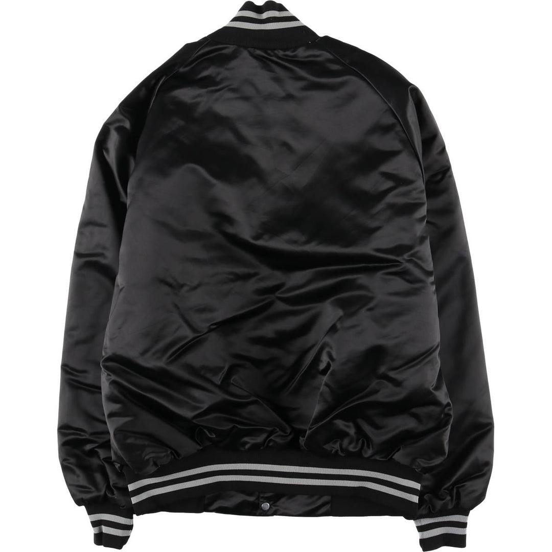 Vintage 80s-90'S Westark Nylon Varsity Jacket, Award Jacket, Made in USA, Men's XL Nylon black type Vintage Second Hand