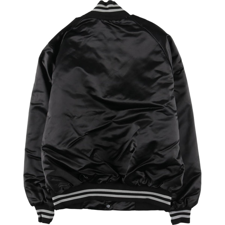 Vintage 80s-90'S Westark Nylon Varsity Jacket, Award Jacket, Made in USA, Men's XL Nylon black type Vintage Second Hand