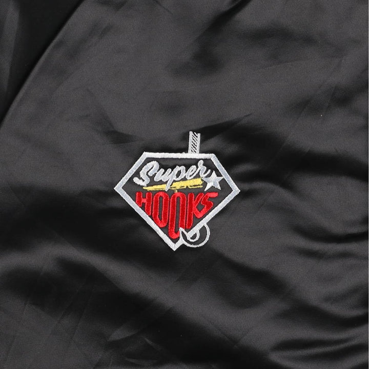Vintage 80s-90'S Westark Nylon Varsity Jacket, Award Jacket, Made in USA, Men's XL Nylon black type Vintage Second Hand