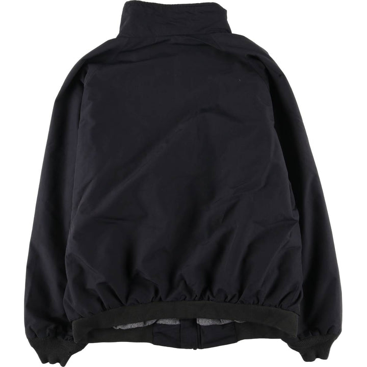 2000'S Lands' End padded puffer jacket, men's size L Nylon black type Vintage Second Hand