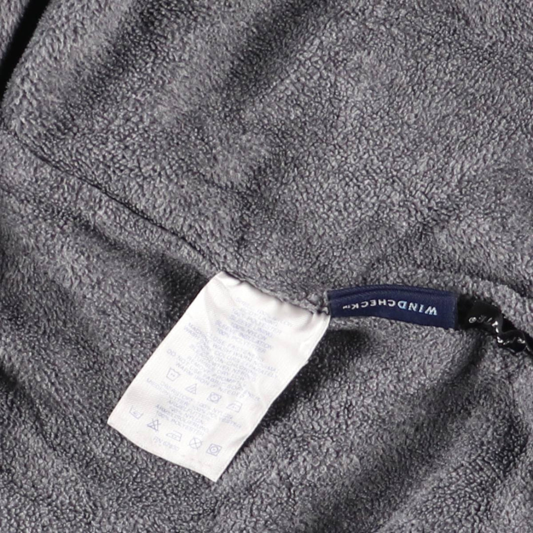 2000'S Lands' End padded puffer jacket, men's size L Nylon black type Vintage Second Hand