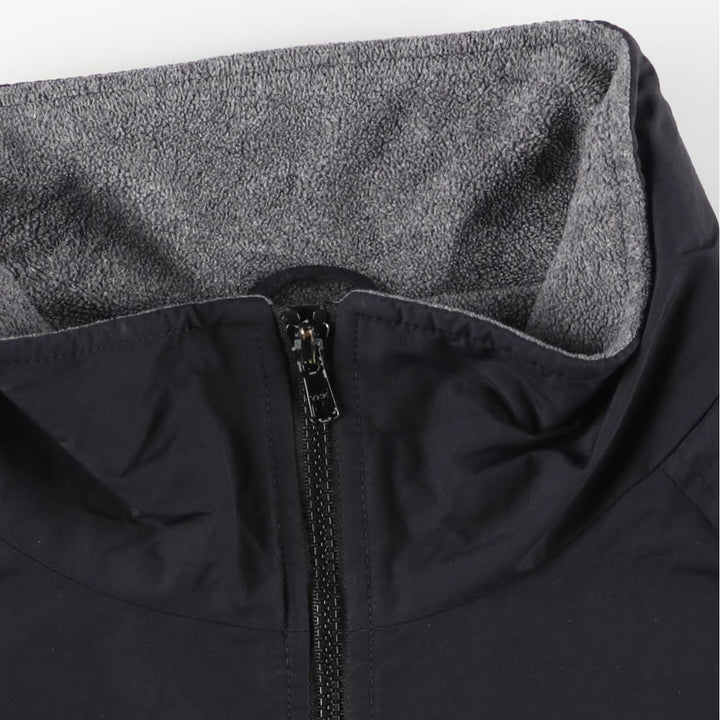 2000'S Lands' End padded puffer jacket, men's size L Nylon black type Vintage Second Hand