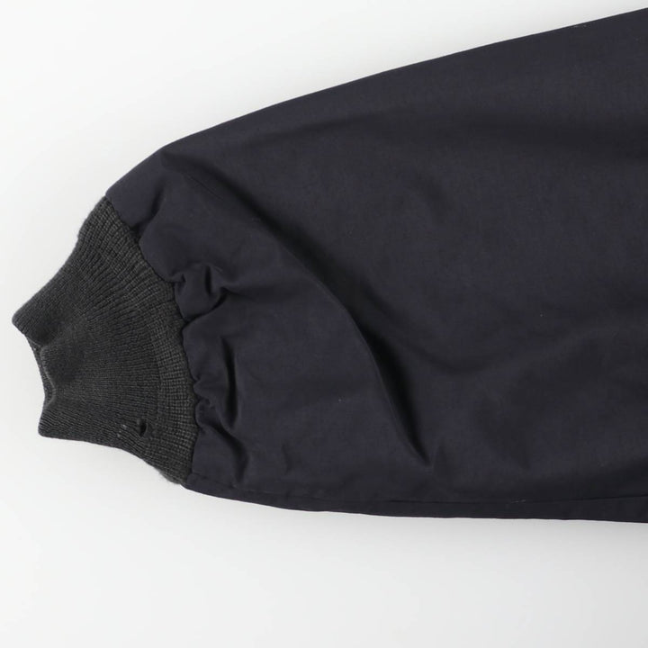 2000'S Lands' End padded puffer jacket, men's size L Nylon black type Vintage Second Hand