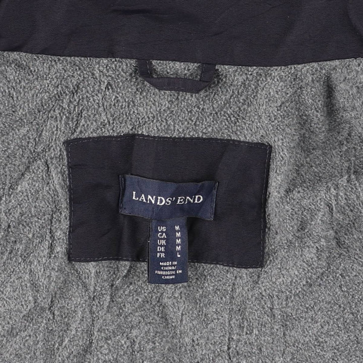 2000'S LANDS' END nylon jacket, men's size M Nylon black type Vintage Second Hand