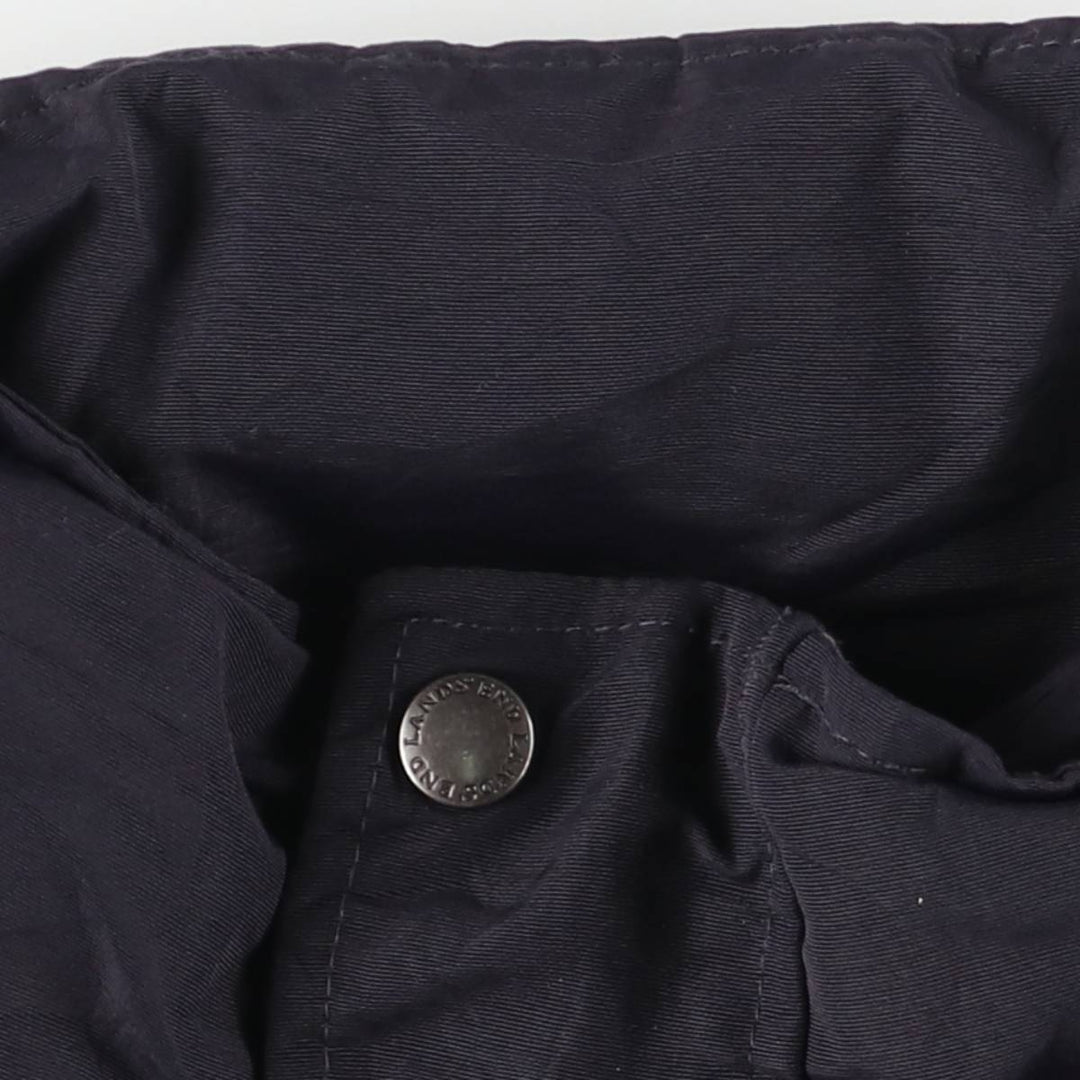 2000'S LANDS' END nylon jacket, men's size M Nylon black type Vintage Second Hand