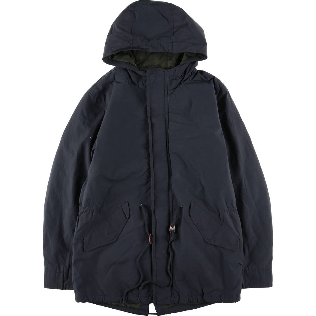Levi's padded hoodie/puffer jacket, size M cotton navy blue type Vintage Second Hand