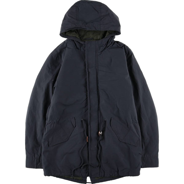 Levi's padded hoodie/puffer jacket, size M cotton navy blue type Vintage Second Hand
