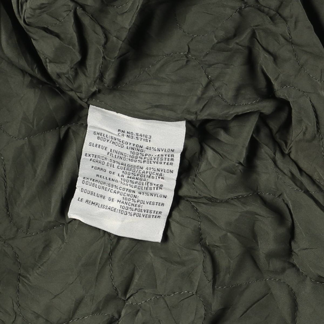 Levi's padded hoodie/puffer jacket, size M cotton navy blue type Vintage Second Hand