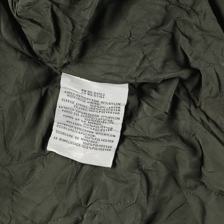 Levi's padded hoodie/puffer jacket, size M cotton navy blue type Vintage Second Hand