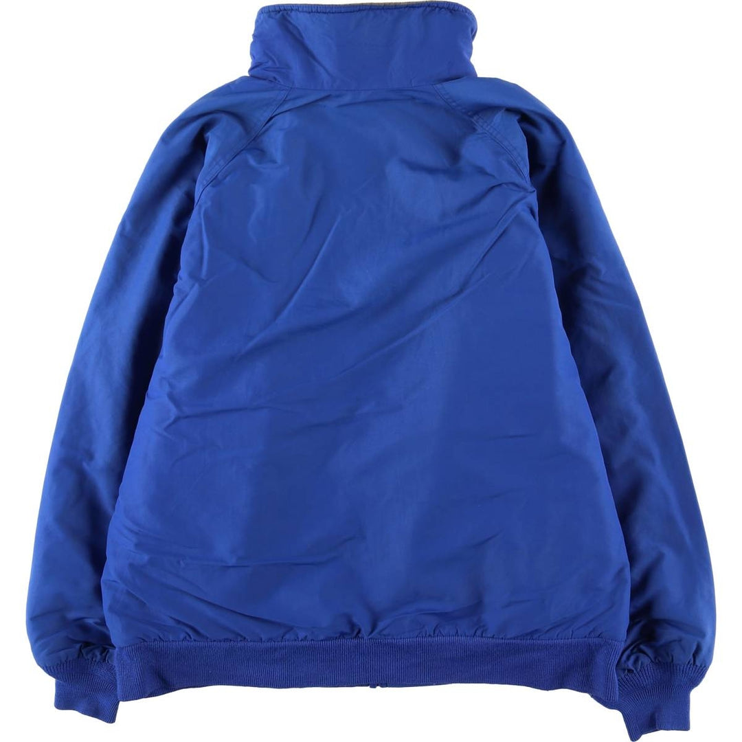 Vintage 80s-90'S Lands' End padded puffer jacket, men's size M Nylon blue type Vintage Second Hand