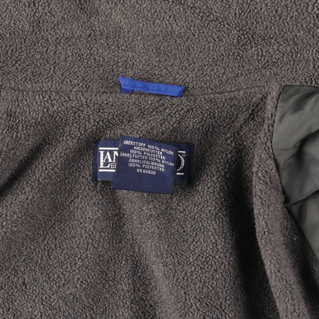 Vintage 80s-90'S Lands' End padded puffer jacket, men's size M Nylon blue type Vintage Second Hand