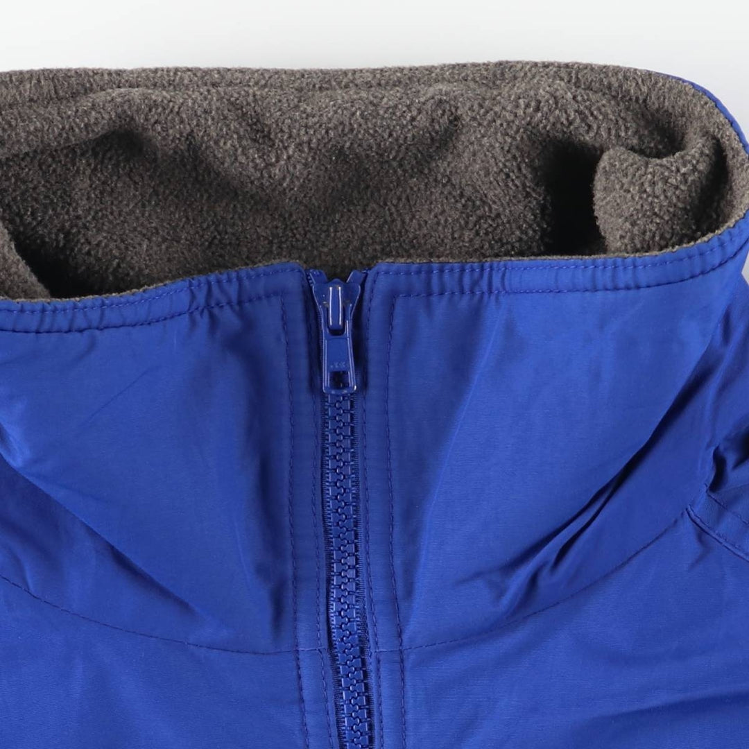 Vintage 80s-90'S Lands' End padded puffer jacket, men's size M Nylon blue type Vintage Second Hand