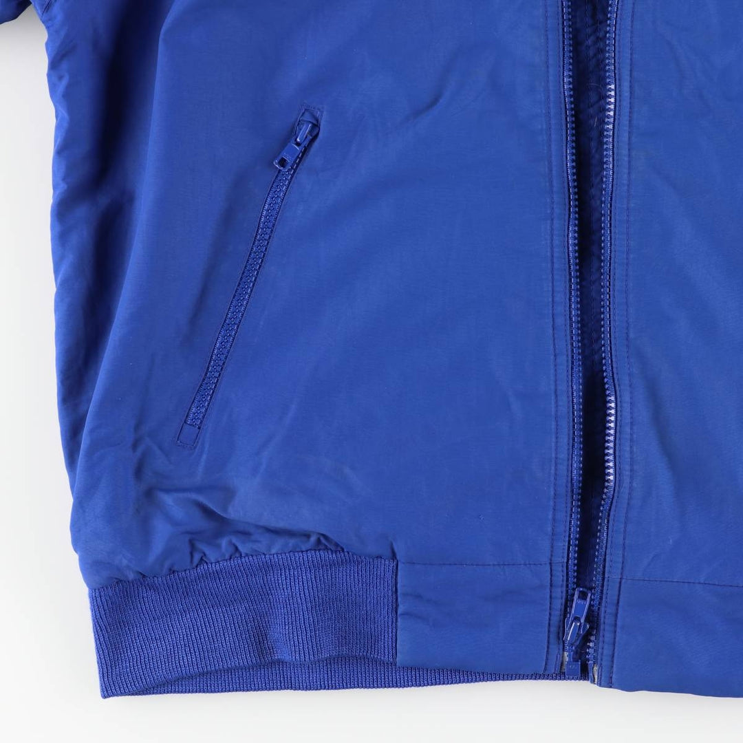 Vintage 80s-90'S Lands' End padded puffer jacket, men's size M Nylon blue type Vintage Second Hand