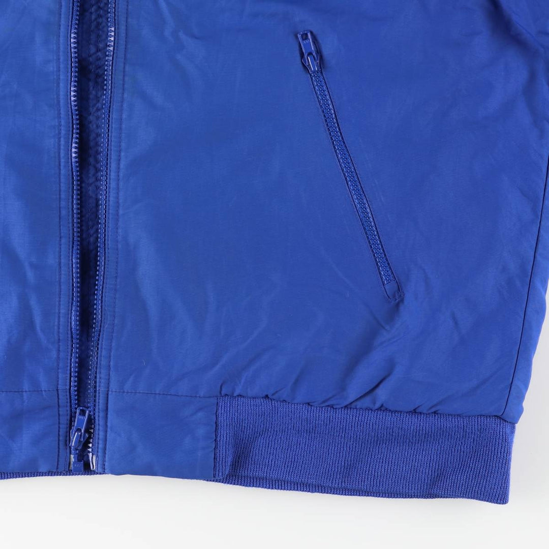 Vintage 80s-90'S Lands' End padded puffer jacket, men's size M Nylon blue type Vintage Second Hand