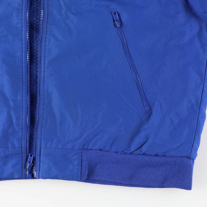 Vintage 80s-90'S Lands' End padded puffer jacket, men's size M Nylon blue type Vintage Second Hand