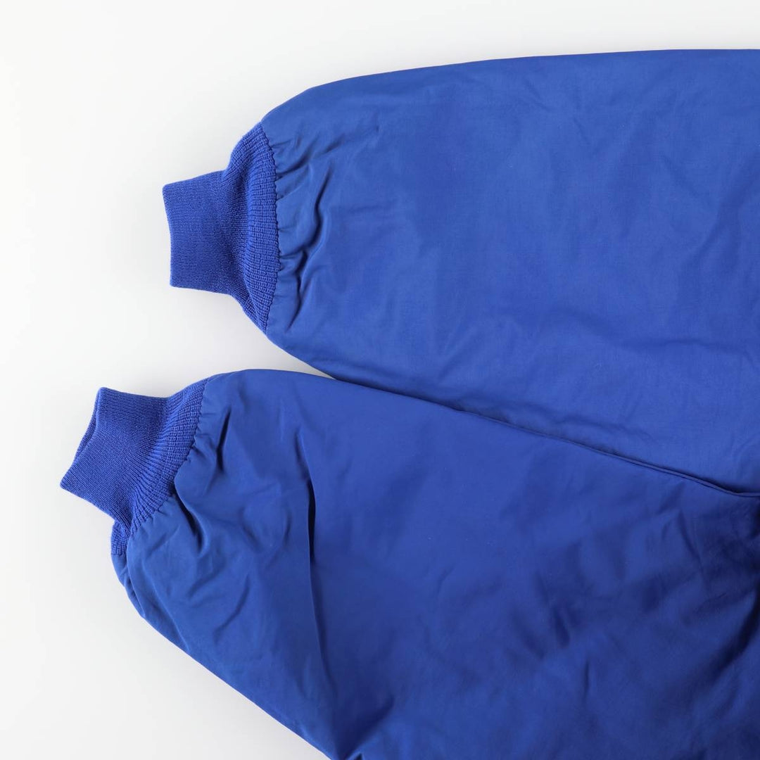 Vintage 80s-90'S Lands' End padded puffer jacket, men's size M Nylon blue type Vintage Second Hand