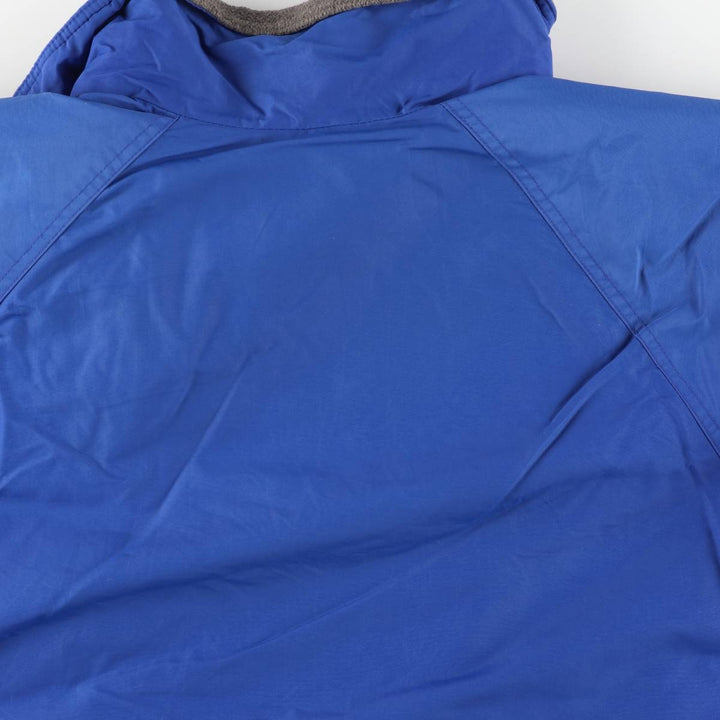 Vintage 80s-90'S Lands' End padded puffer jacket, men's size M Nylon blue type Vintage Second Hand