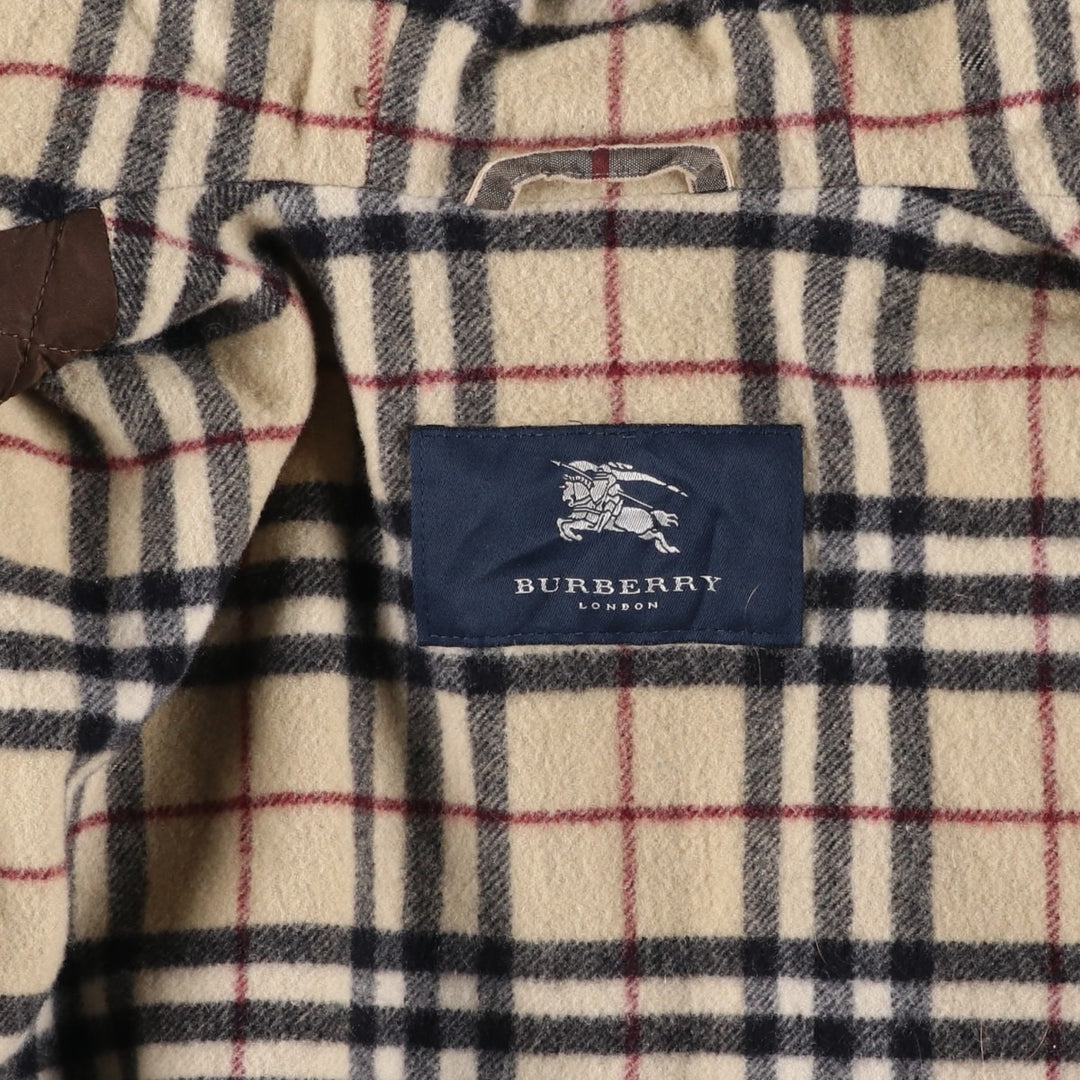 Burberry London padded hooded quilted puffer jacket, made in the USA, size M. polyester brown type Vintage Second Hand