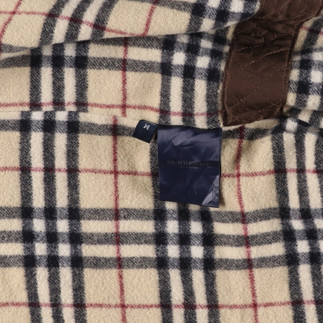 Burberry London padded hooded quilted puffer jacket, made in the USA, size M. polyester brown type Vintage Second Hand