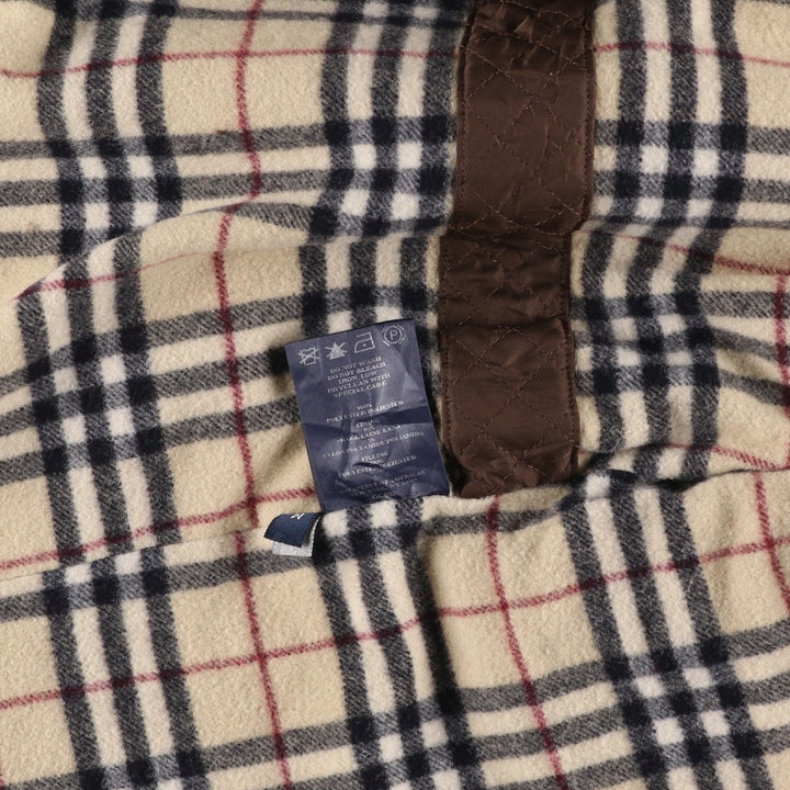 Burberry London padded hooded quilted puffer jacket, made in the USA, size M. polyester brown type Vintage Second Hand