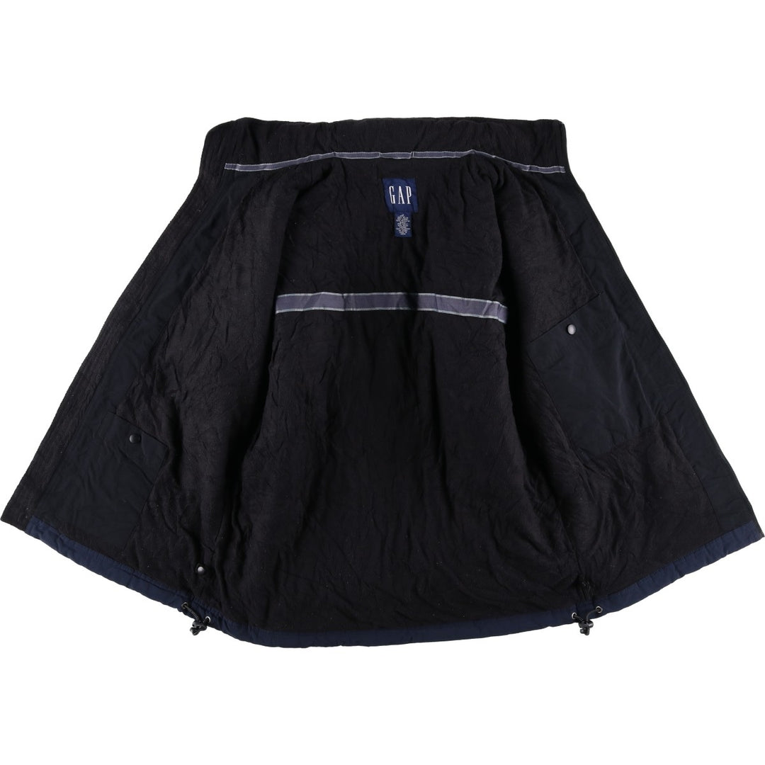 90'S GAP Vintage Padded Puffer Jacket, Men's Size Medium Nylon navy blue type Vintage Second Hand