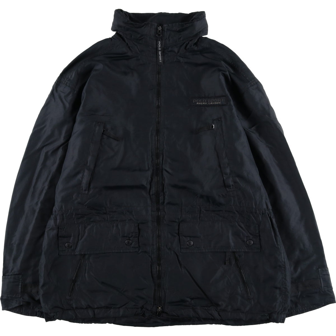 Ralph Lauren POLO SPORT nylon jacket, men's size M Nylon black type Vintage Second Hand