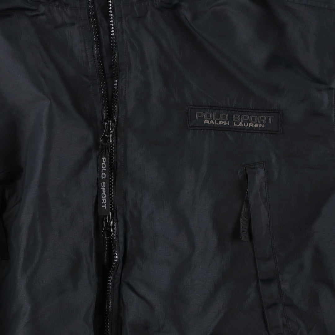 Ralph Lauren POLO SPORT nylon jacket, men's size M Nylon black type Vintage Second Hand