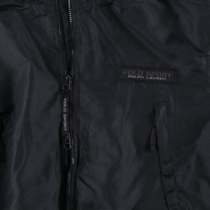 Ralph Lauren POLO SPORT nylon jacket, men's size M Nylon black type Vintage Second Hand