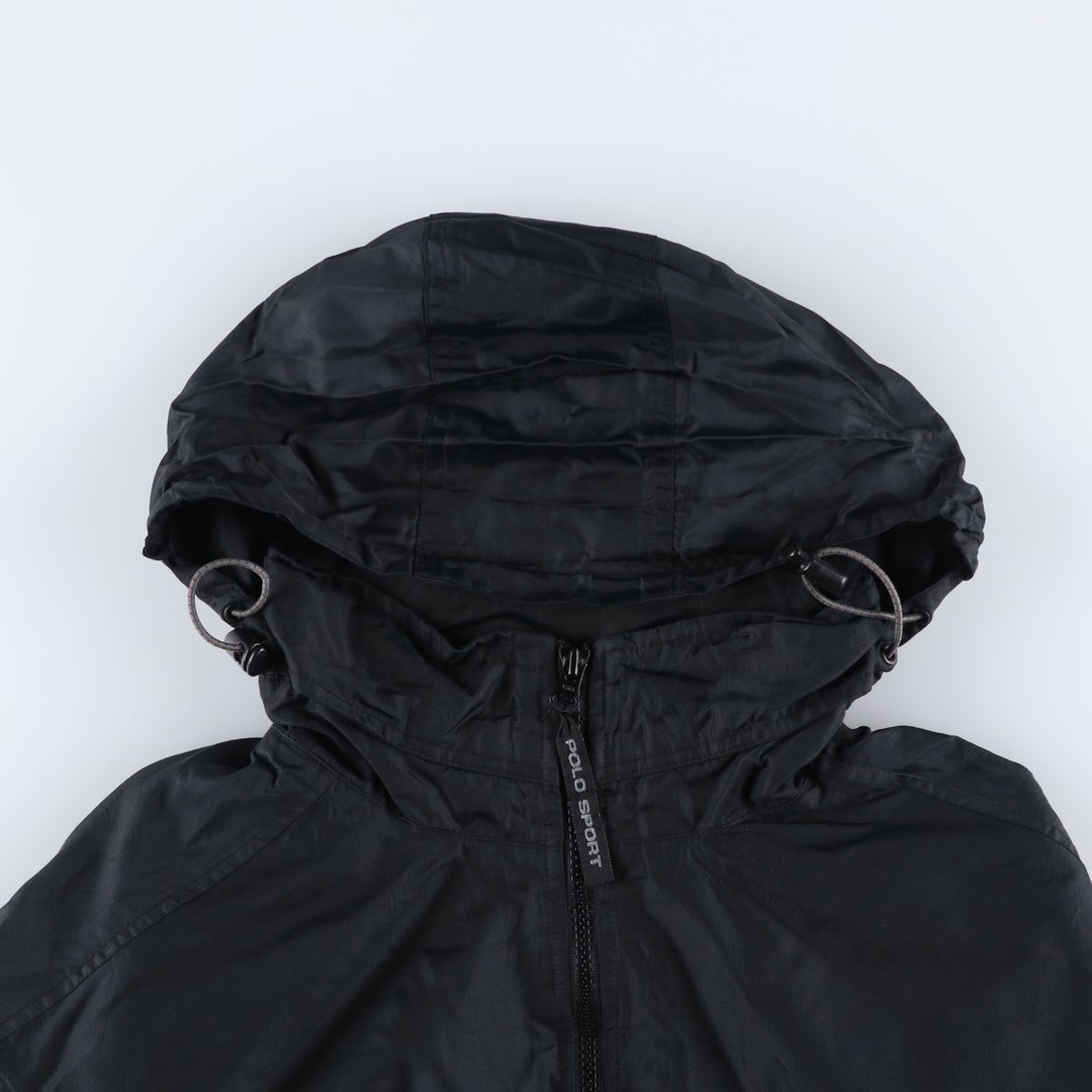 Ralph Lauren POLO SPORT nylon jacket, men's size M Nylon black type Vintage Second Hand