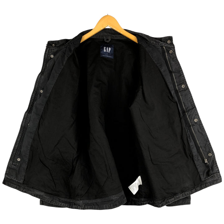 GAP cotton jacket, men's size L cotton black type Vintage Second Hand