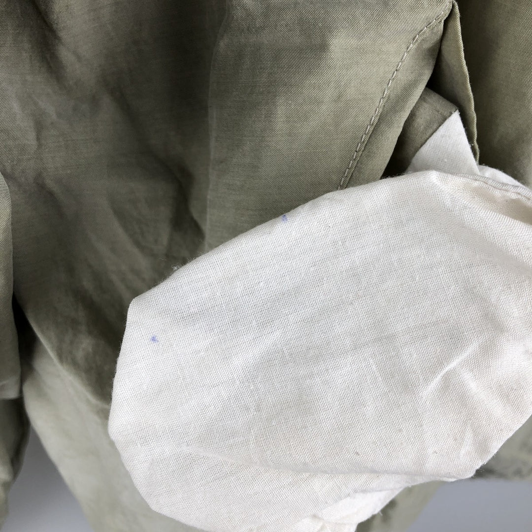Lacoste Check Pattern Gingham Check Reversible Cotton Jacket, Men's Size XL cotton Khaki type beige Vintage Second Hand