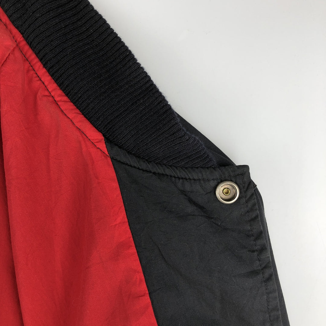 Mid-West Garment Co. Vintage Varsity Jacket, Made in Canada, Men's XL polyester black type Vintage Second Hand