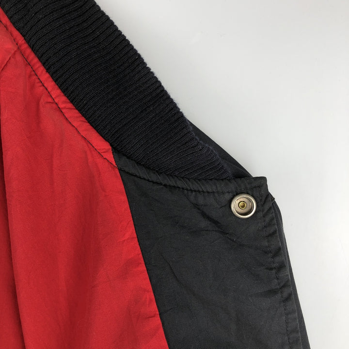 Mid-West Garment Co. Vintage Varsity Jacket, Made in Canada, Men's XL polyester black type Vintage Second Hand