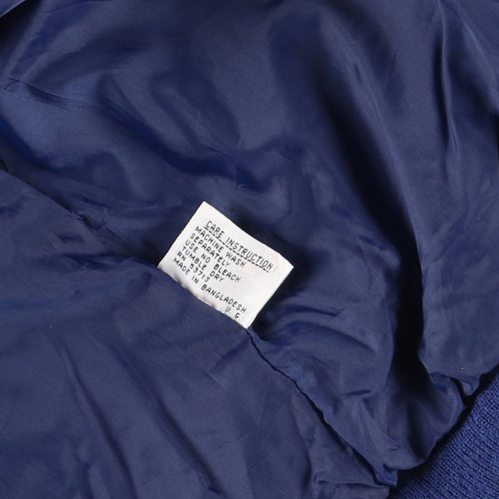 Windcrest Derby Jacket, Cup Shoulder Jacket, Men's Size L polyester navy blue type Vintage Second Hand