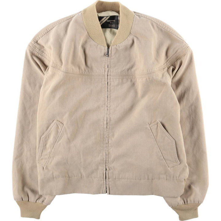 Vintage 1980'S Sears Corduroy Derby Jacket with Cup Shoulder Strap, Men's Size XL unclear Beige type Vintage Second Hand