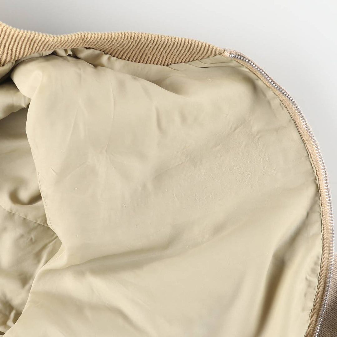 Vintage 1980'S Sears Corduroy Derby Jacket with Cup Shoulder Strap, Men's Size XL unclear Beige type Vintage Second Hand