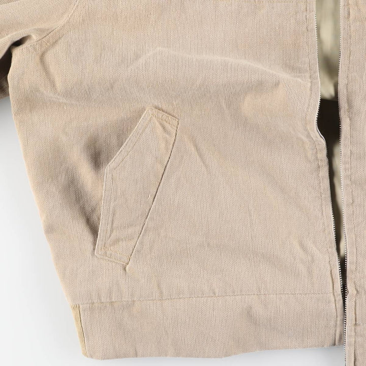 Vintage 1980'S Sears Corduroy Derby Jacket with Cup Shoulder Strap, Men's Size XL unclear Beige type Vintage Second Hand