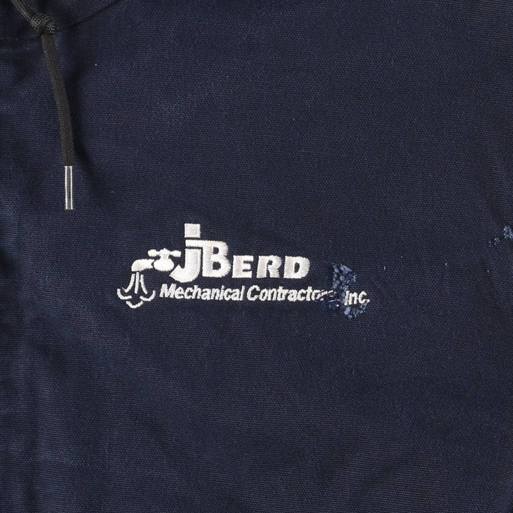 Carhartt Padded Active Jacket, Duck Full Zip Hoodie, Men's Size L cotton navy blue type Vintage Second Hand