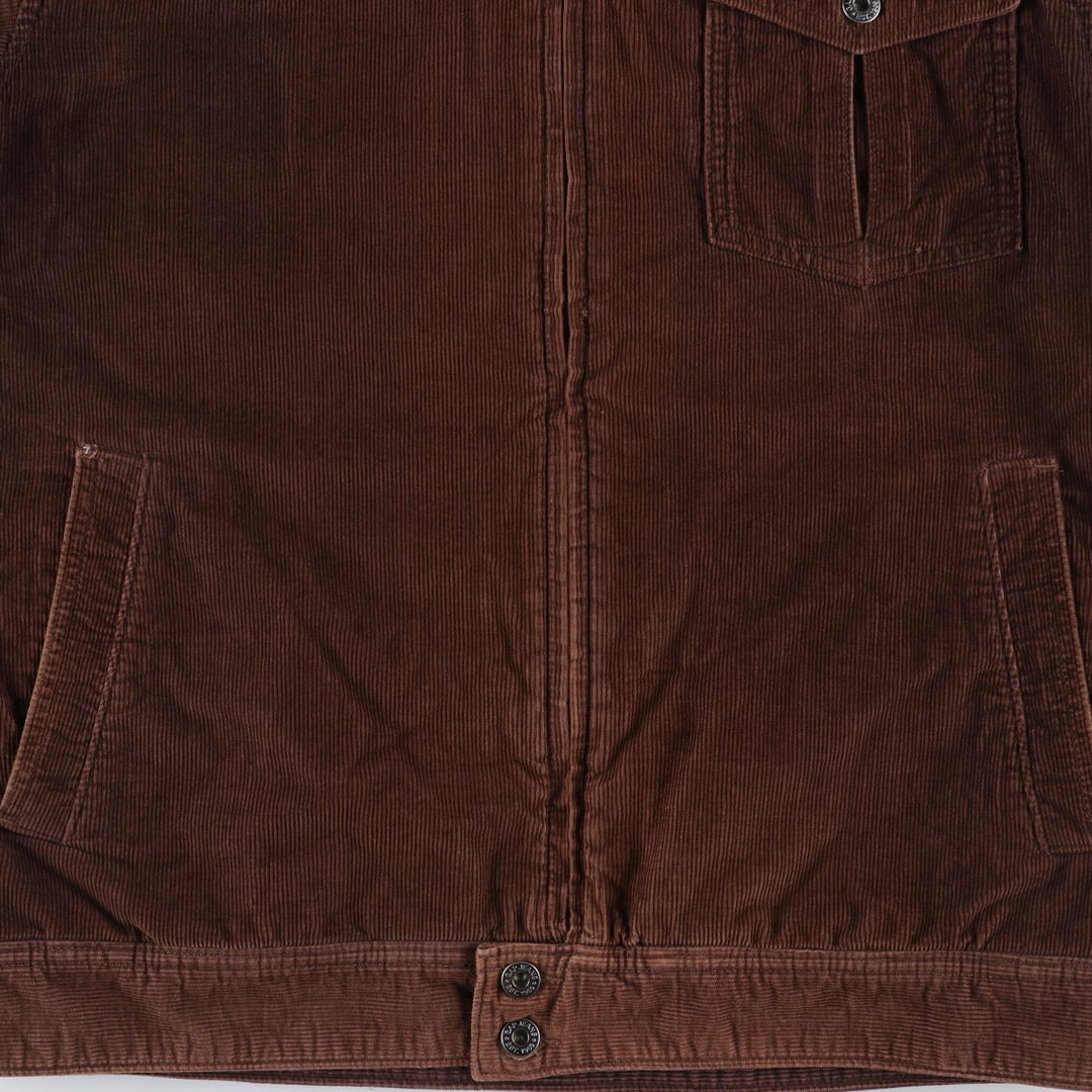 2000'S GAP padded corduroy jacket, men's size L cotton brown type Vintage Second Hand