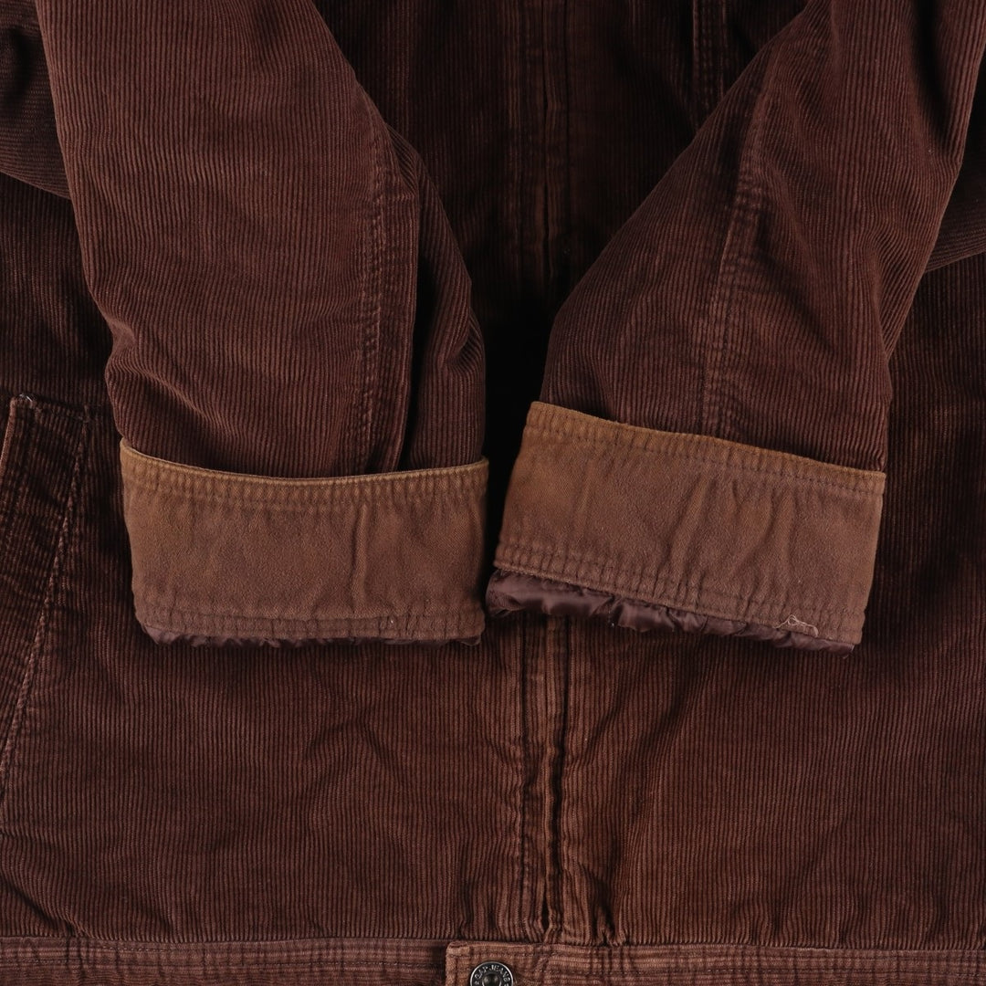 2000'S GAP padded corduroy jacket, men's size L cotton brown type Vintage Second Hand