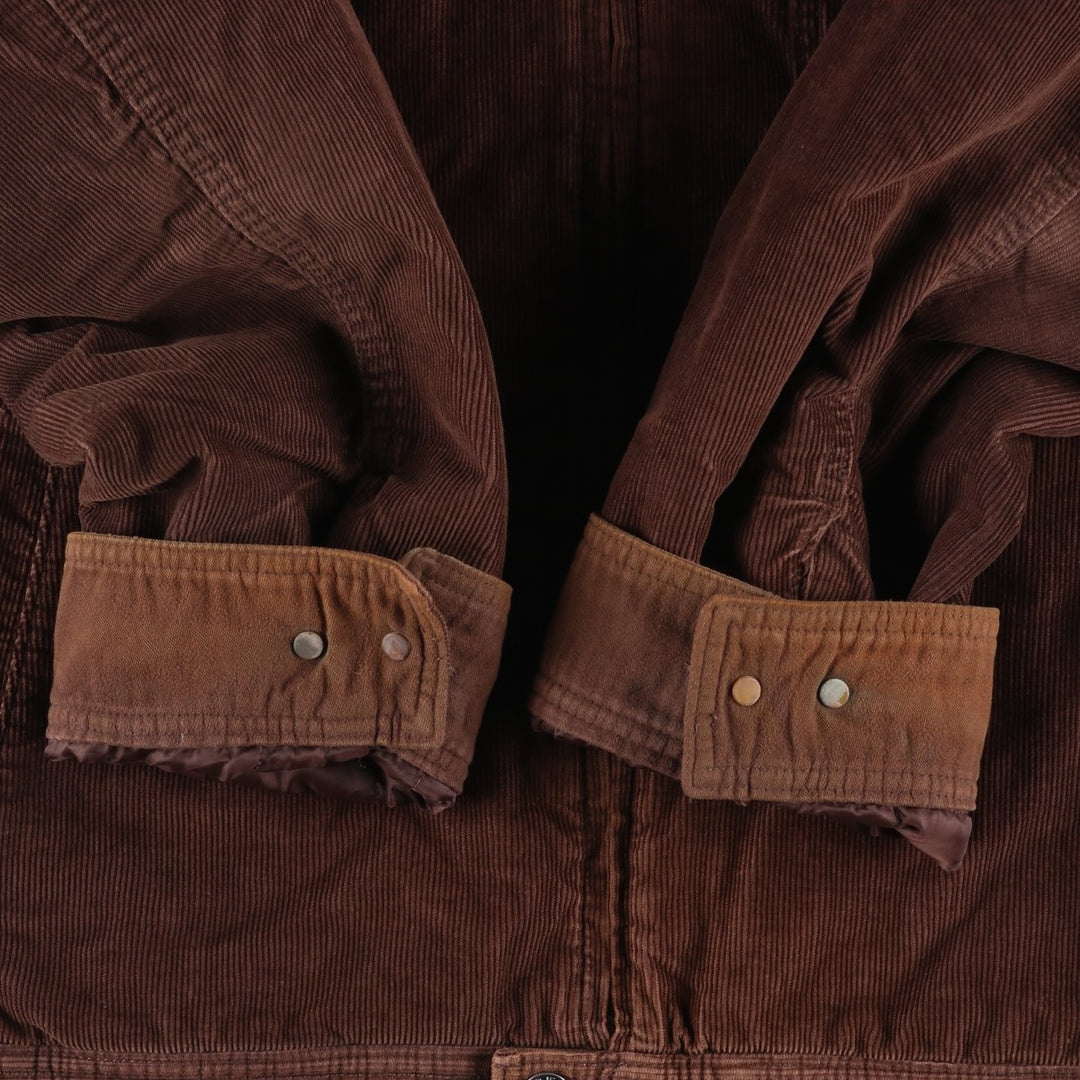 2000'S GAP padded corduroy jacket, men's size L cotton brown type Vintage Second Hand