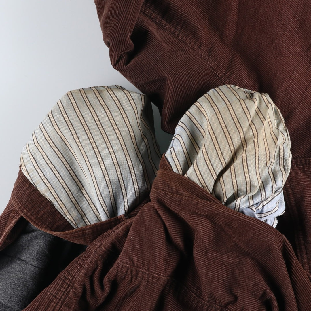 2000'S GAP padded corduroy jacket, men's size L cotton brown type Vintage Second Hand