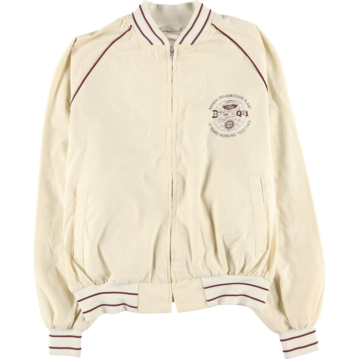 Vintage 70s-80'S King Louie PRO FIT Blouson, Made in USA, Men's XL polyester unbleached Vintage Second Hand