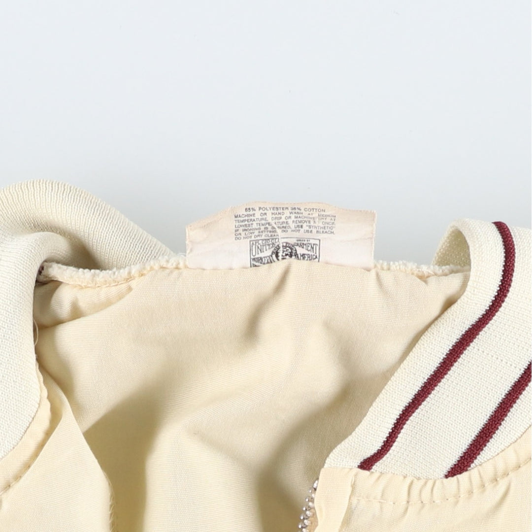 Vintage 70s-80'S King Louie PRO FIT Blouson, Made in USA, Men's XL polyester unbleached Vintage Second Hand